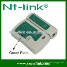 Testeur de câble RJ11 / RJ12 / RJ45 avec plaque verte NT-T036